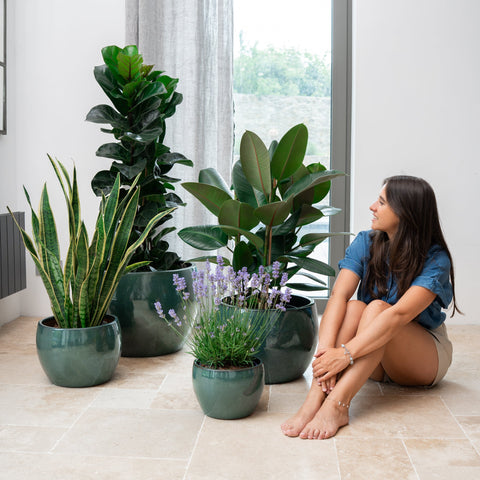 Ceramiczna doniczka Romulus - Jade