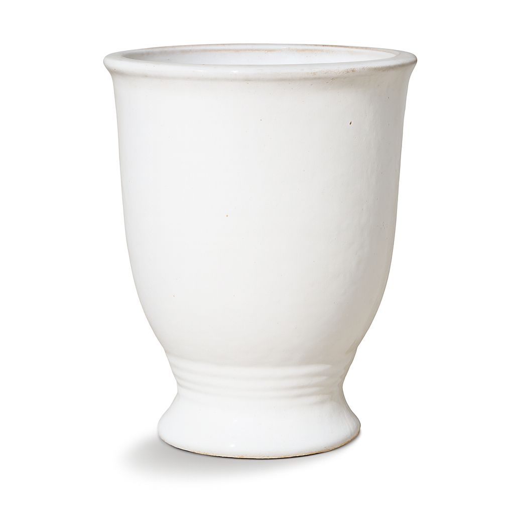 Doniczka ceramiczna Arthur - biała