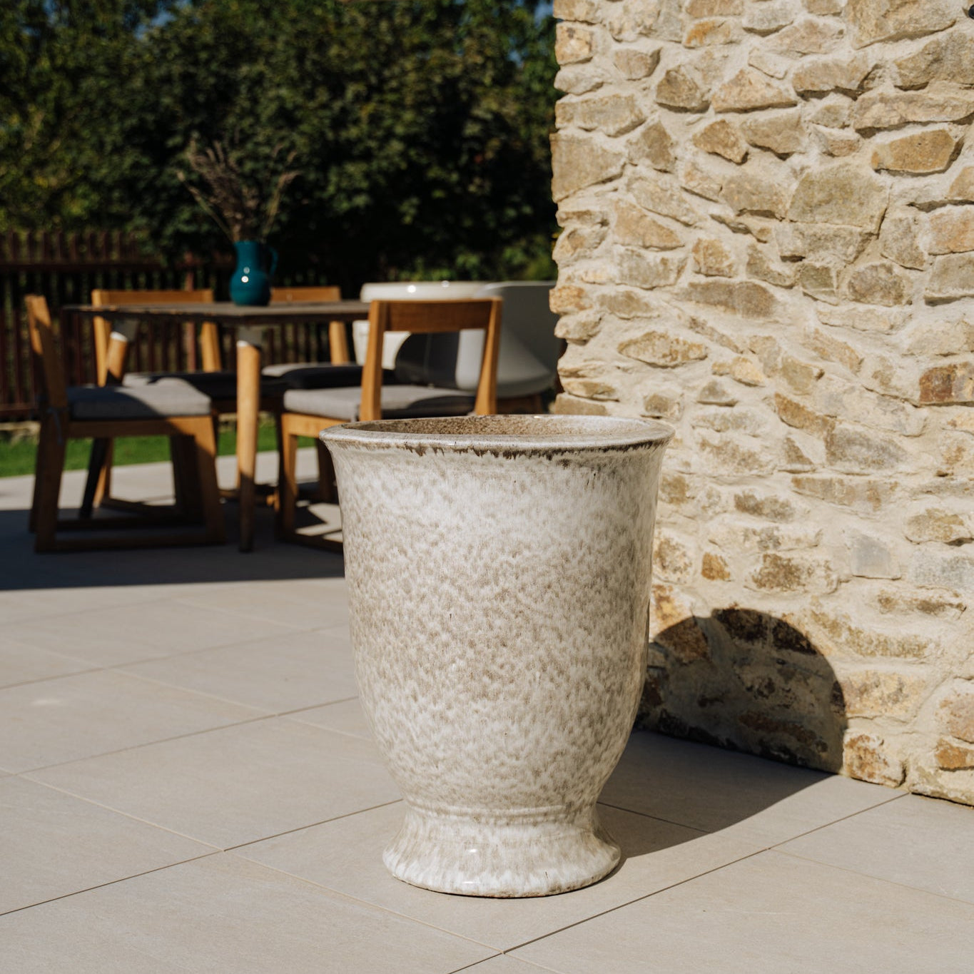 Ceramiczna doniczka Arthur - Tiger White - Provencelia.cz