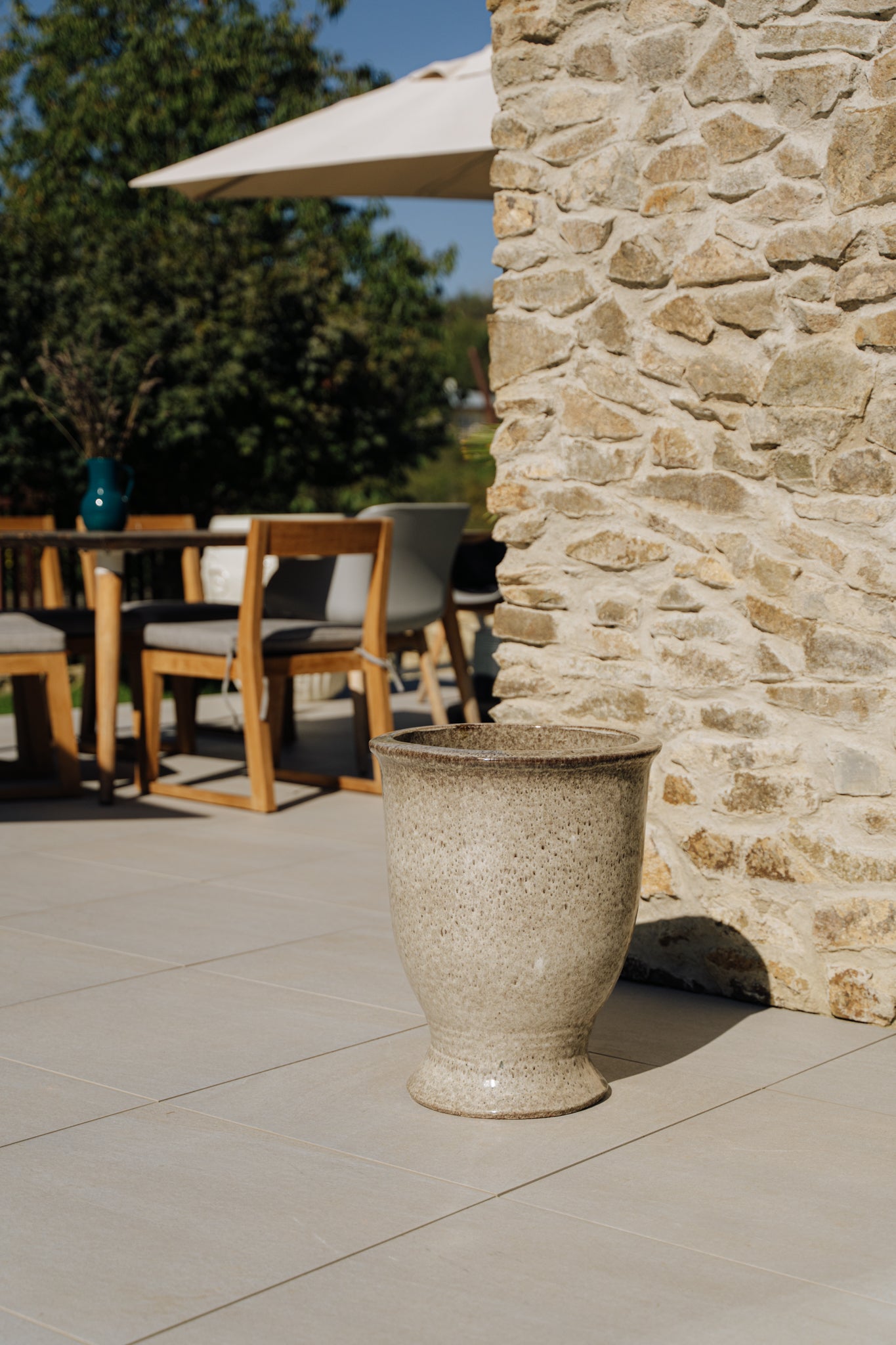 Ceramiczna doniczka Arthur - Tiger White - Provencelia.cz