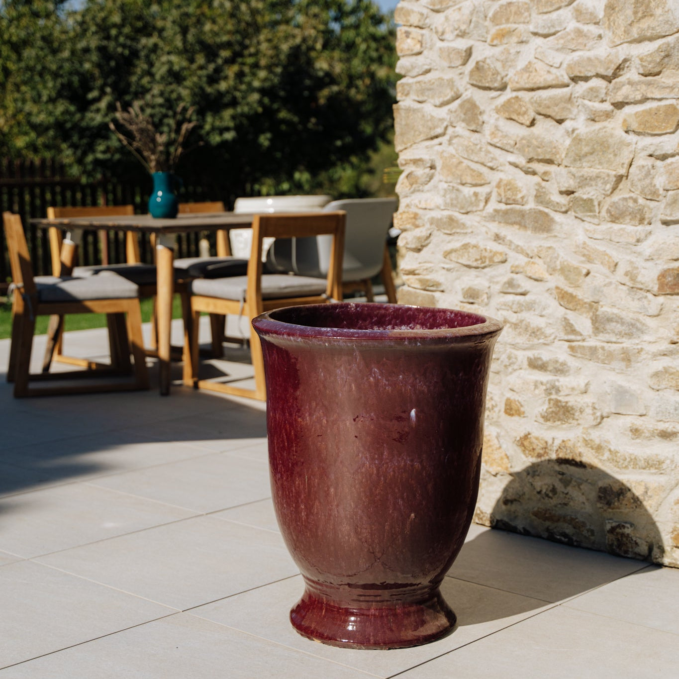 Ceramiczna doniczka Arthur - Fioletowa - Provencelia.cz