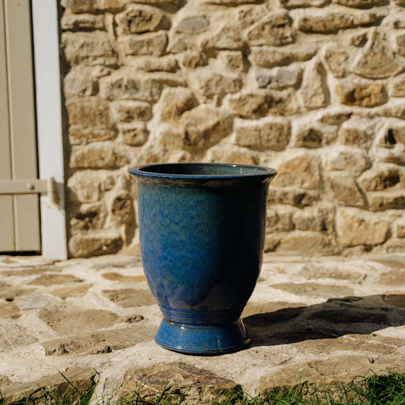 Ceramiczna doniczka Arthur - Morski błękit - Provencelia.cz