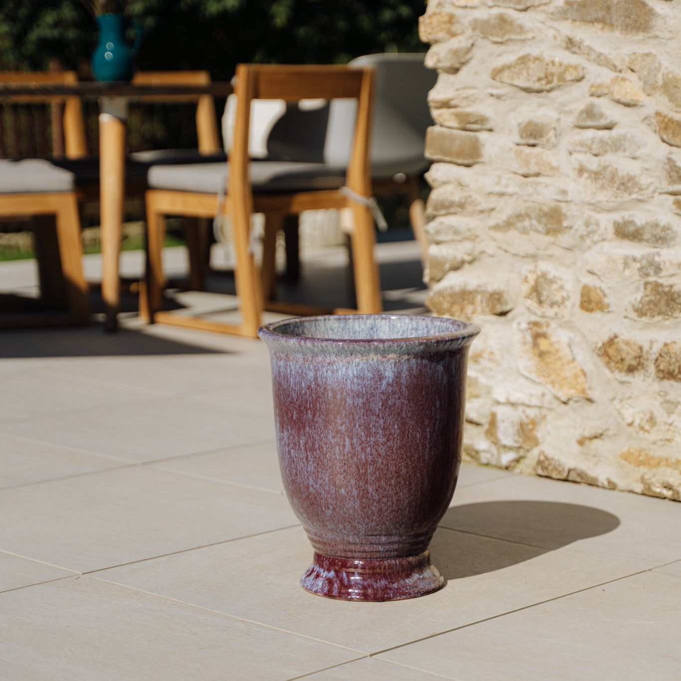 Ceramiczna doniczka Arthur - Fioletowa - Provencelia.cz