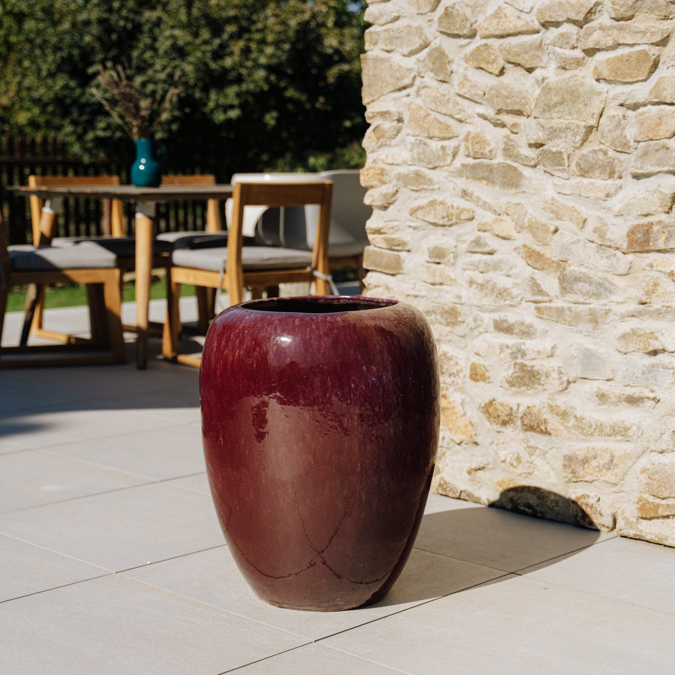 Ceramic flower pot Galiee - Purple - Provencelia.cz