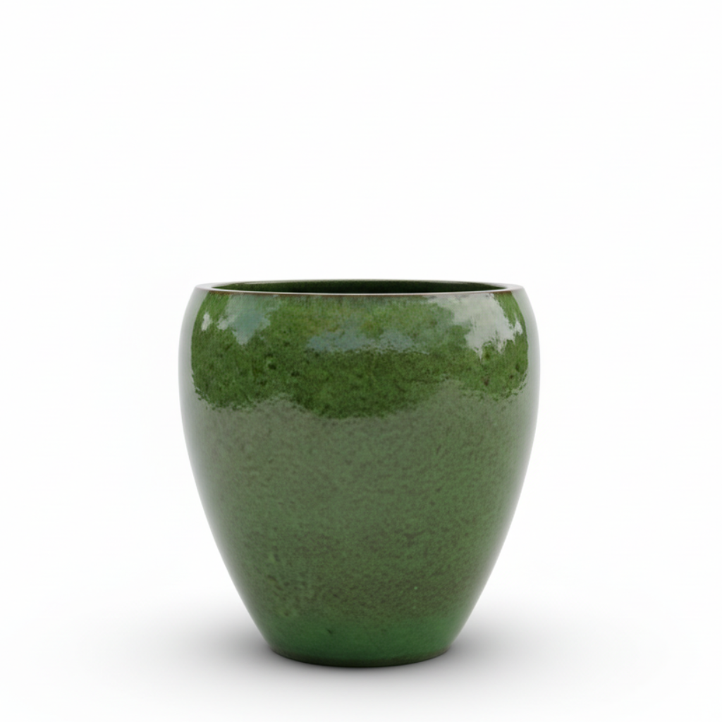 Doniczka ceramiczna LAFONTAINE - Tropikalna zieleń