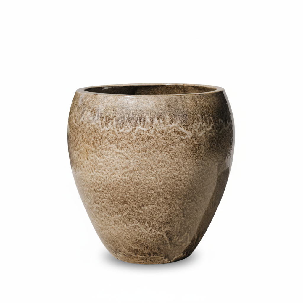 Doniczka ceramiczna LAFONTAINE - Tiger White