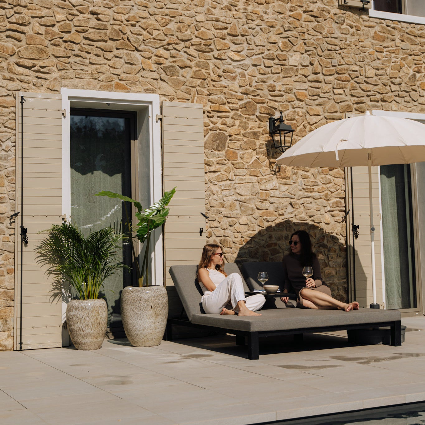 Ceramic Flower Tiger White - Provencelia.cz