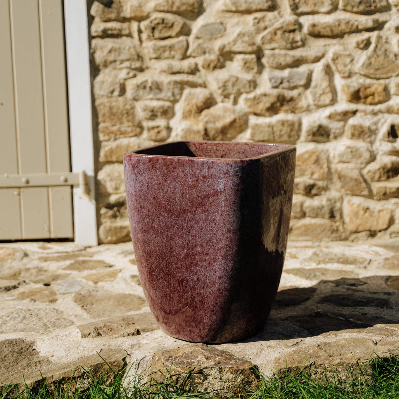 Ceramic flower pot VAUBAN - Purple - Provencelia.cz