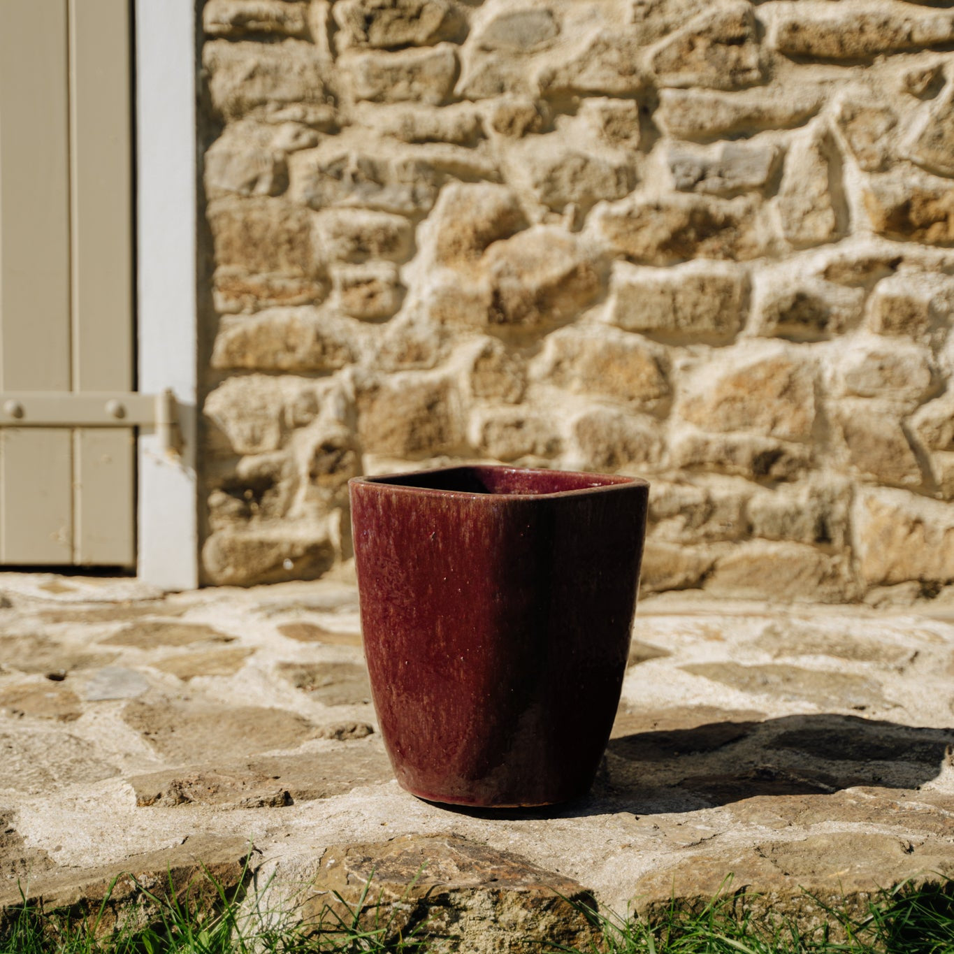 Ceramic flower pot VAUBAN - Purple - Provencelia.cz