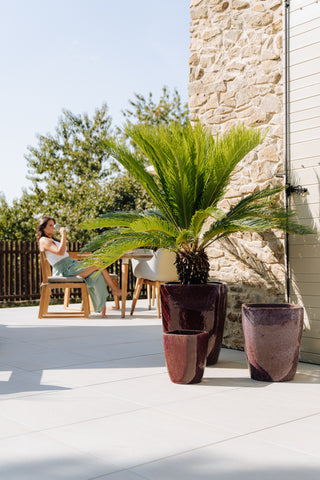 Keramický květináč VAUBAN - Fialová