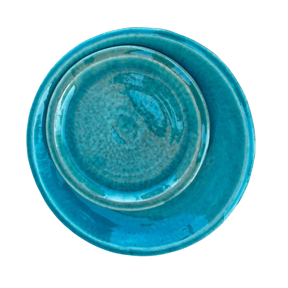 Taca na doniczkę - Turkusowa