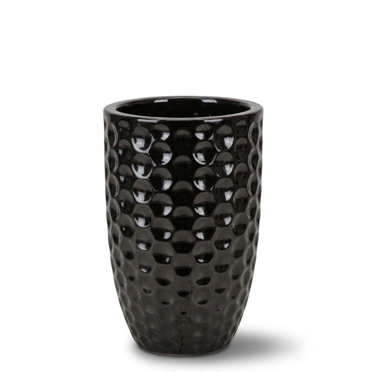 Doniczka ceramiczna MEROVEE - Czarny - M (23 x 35 cm)