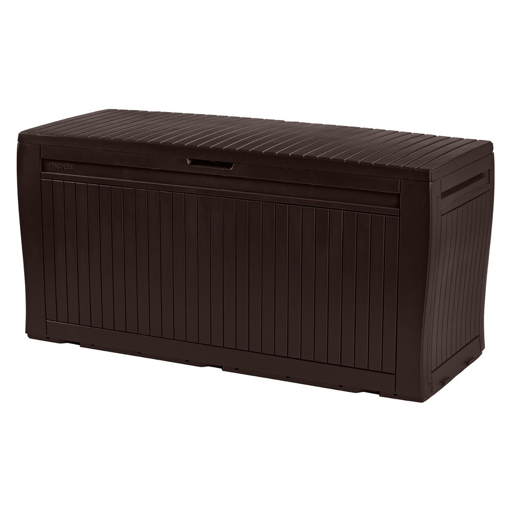 Keter Comfy 270 L — skrzynia ogrodowa 117×45×57 cm, brązowa