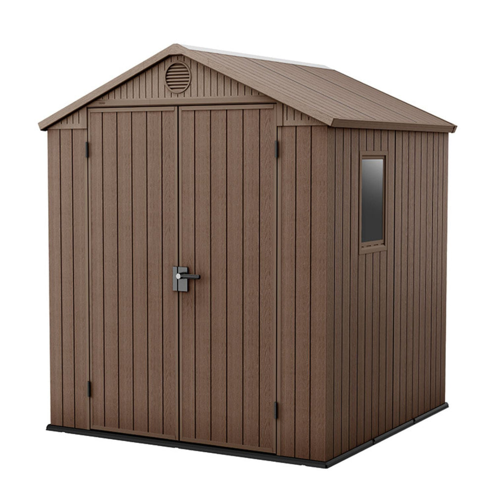 Keter Darwin 6×6 — domek ogrodowy, brązowy