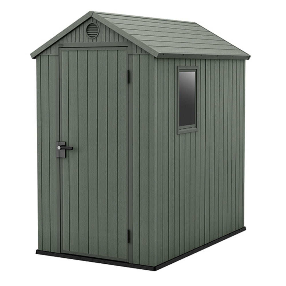 Keter Darwin 4×6 (2,3 m²) — domek ogrodowy, zielony