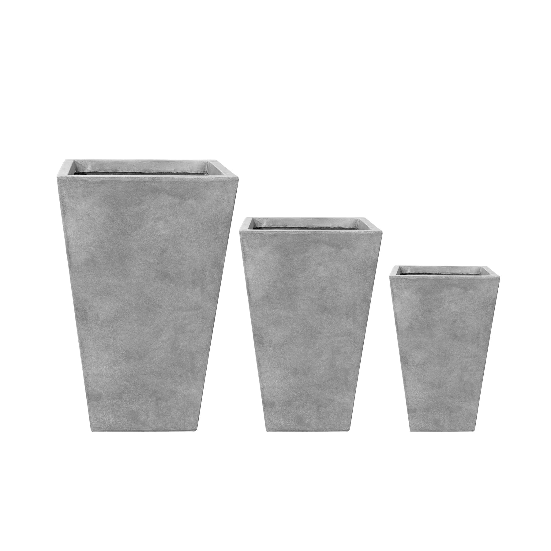 Betonový květináč AERIS - Světle šedá