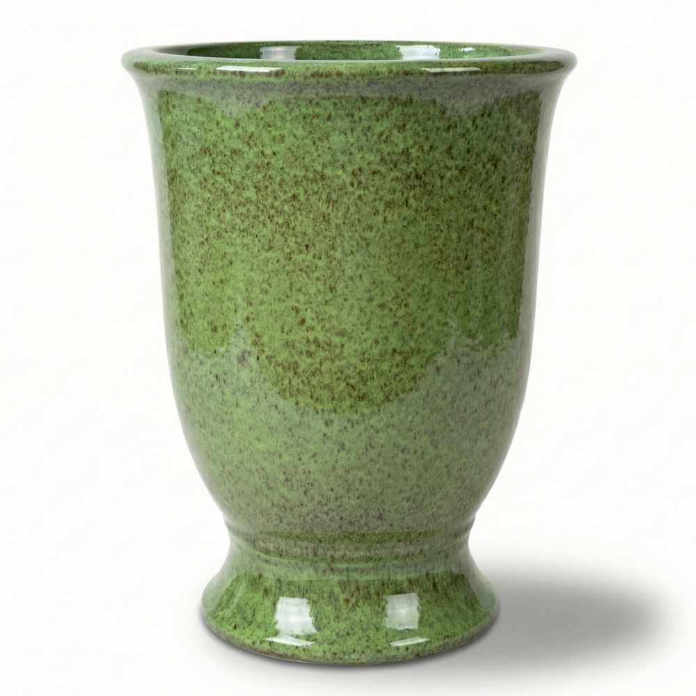 Doniczka ceramiczna Arthur - Jesienna zieleń - XL: 42 x 52 cm