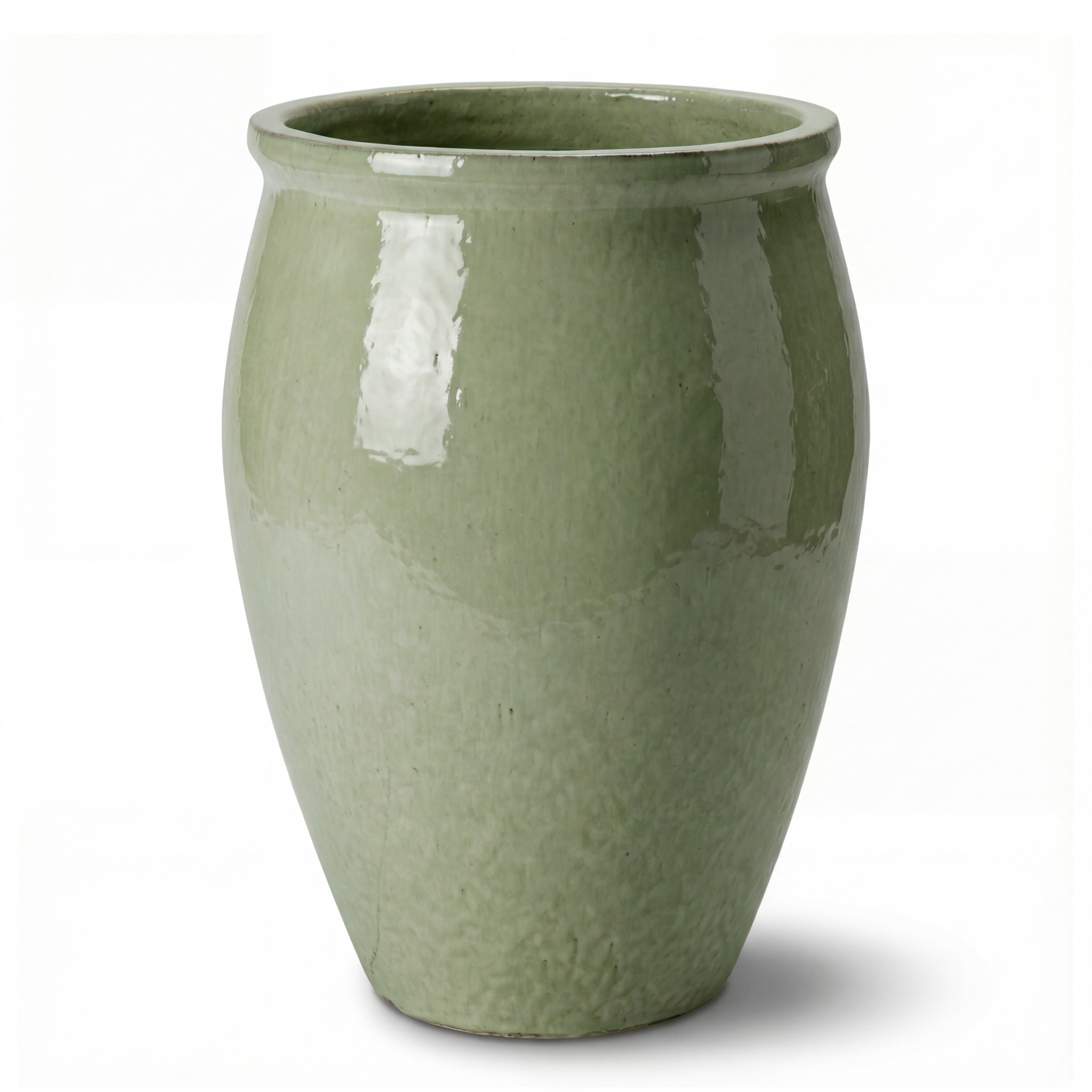 Keramický květináč BACCHUS - Nefritově perlová