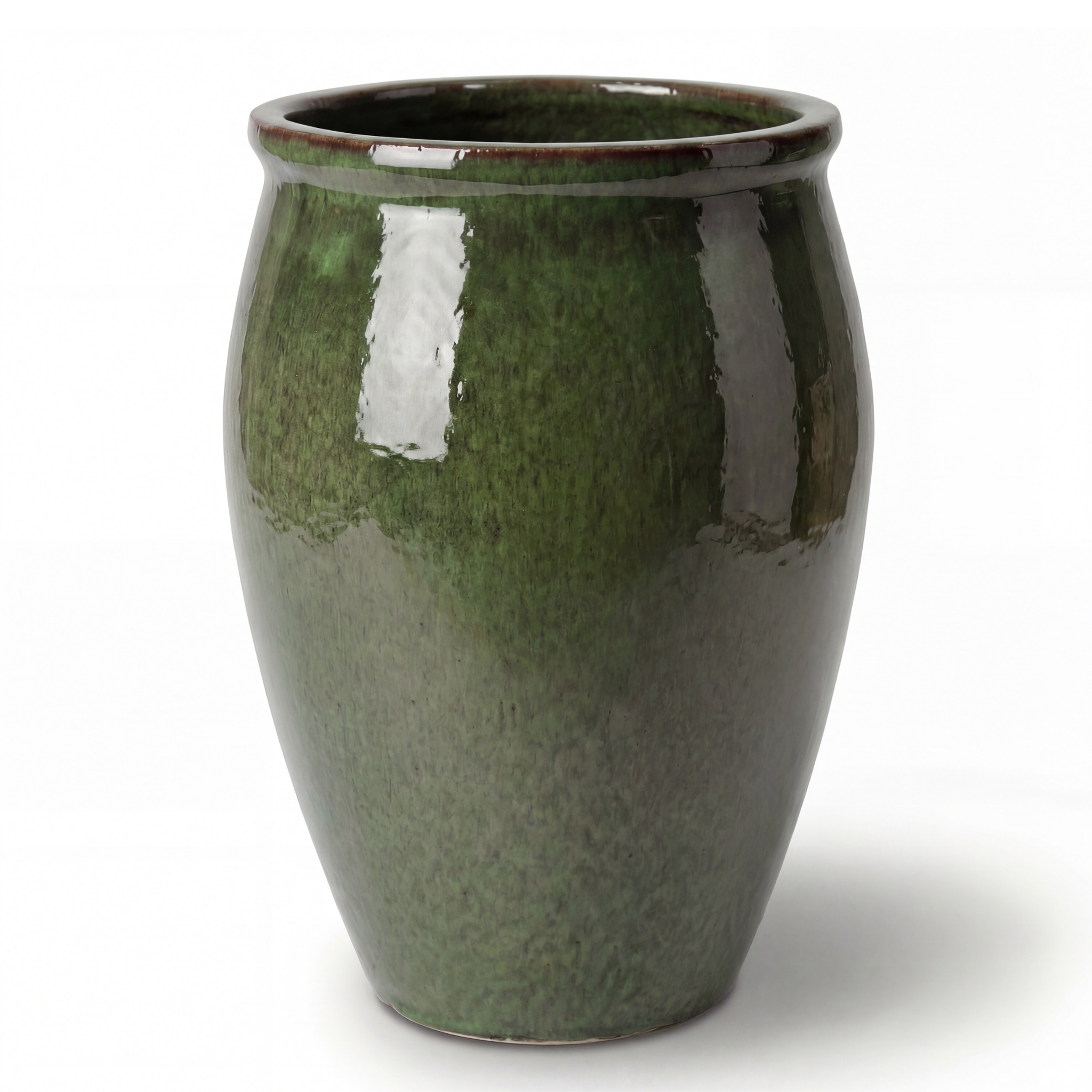 Doniczka ceramiczna BACCHUS - Tropikalna zieleń