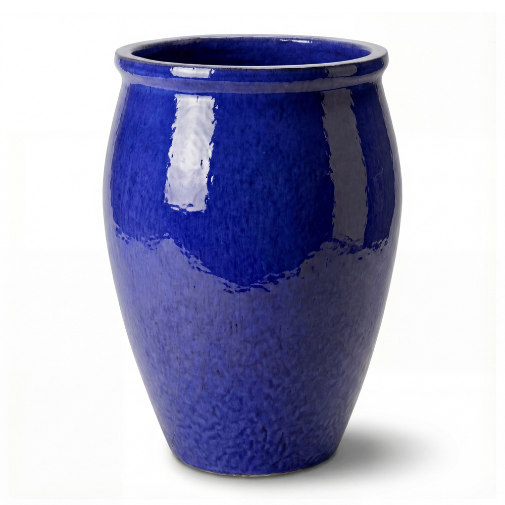 Doniczka ceramiczna BACCHUS - Błękit Majorelle - XL (36 cm x 52 cm)