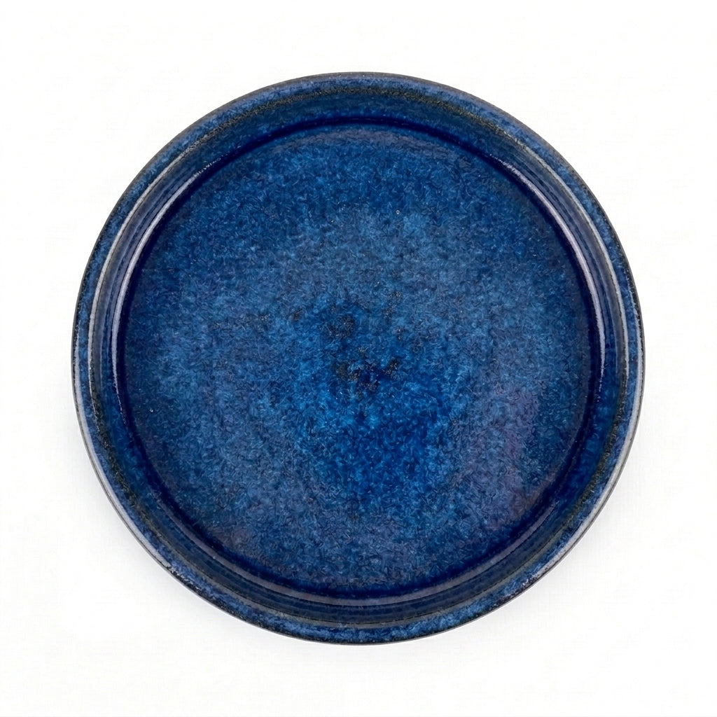 Podstawka ceramiczna Błękit Majorelle pod donicę – mrozoodporna