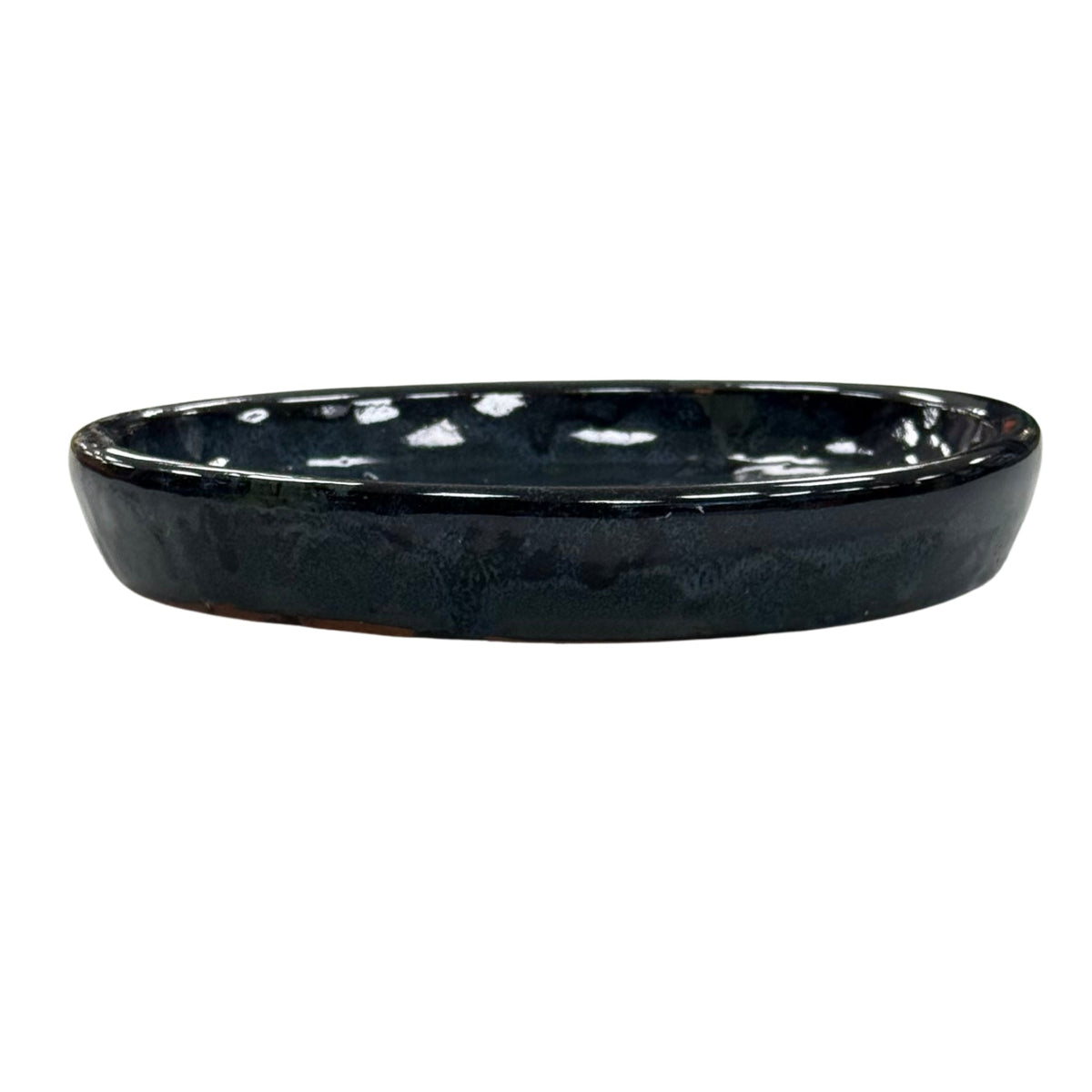 Ceramiczna podstawka Czarna pod doniczkę – mrozoodporna