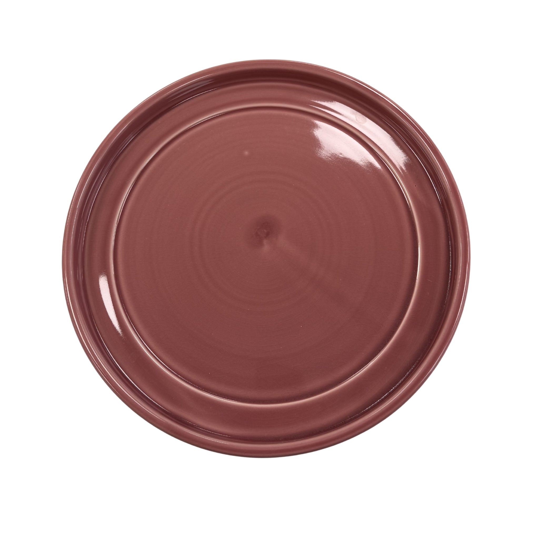 Podmiska pod květináč - Růžová