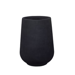 Odolný betonový květináč MONOLITH - Matně černý