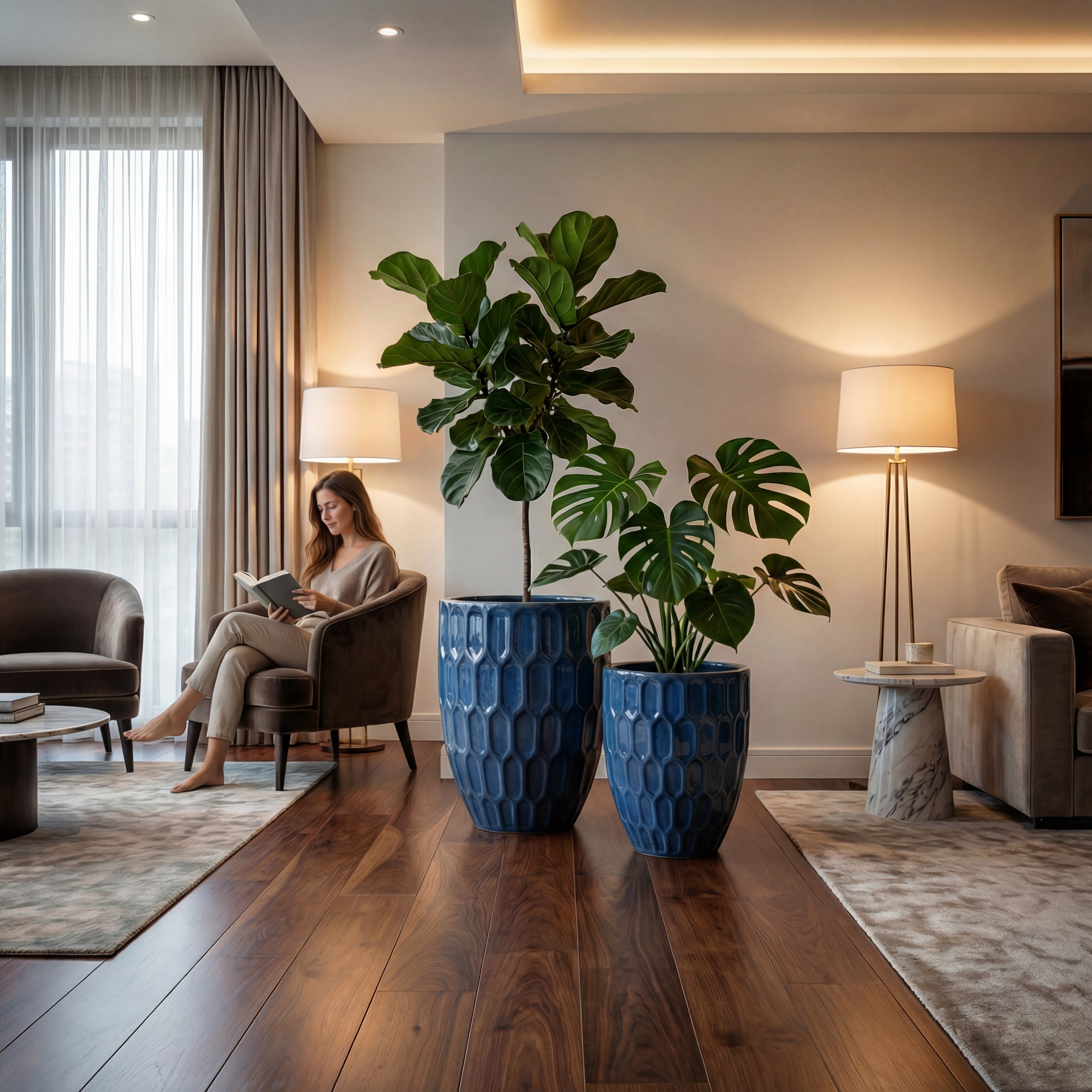 Keramický květináč DAUDET - doplňující náhled