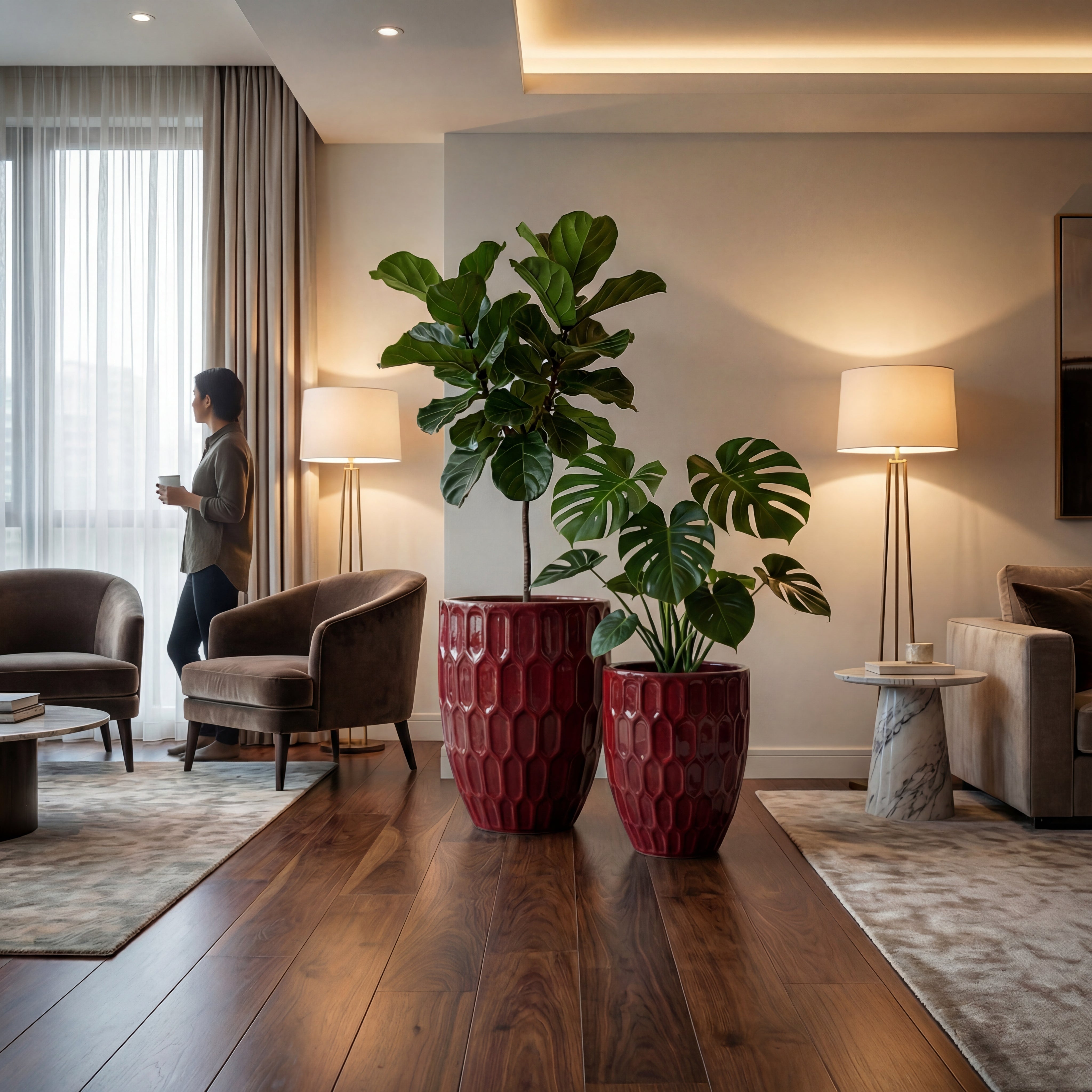 Keramický květináč DAUDET - doplňující náhled