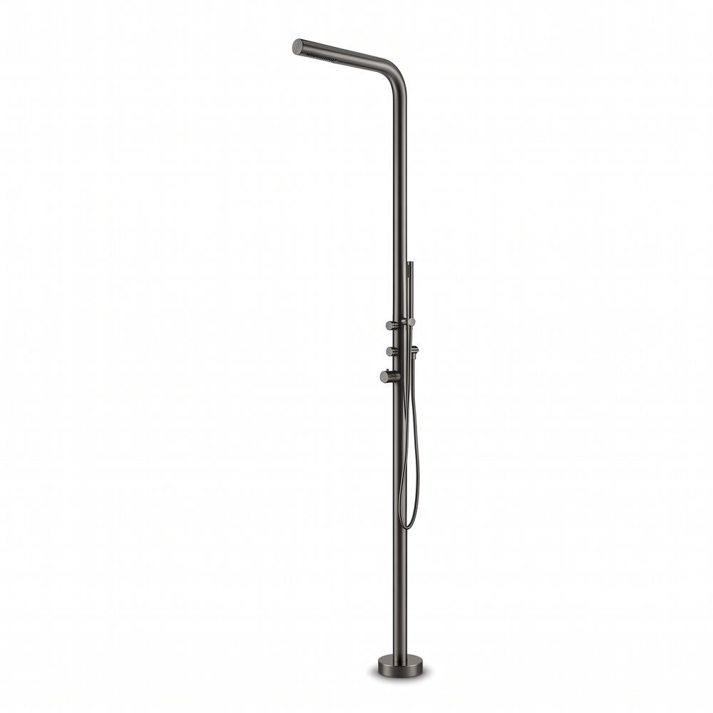 Prysznic zewnętrzny EQUINOX L – gun metal