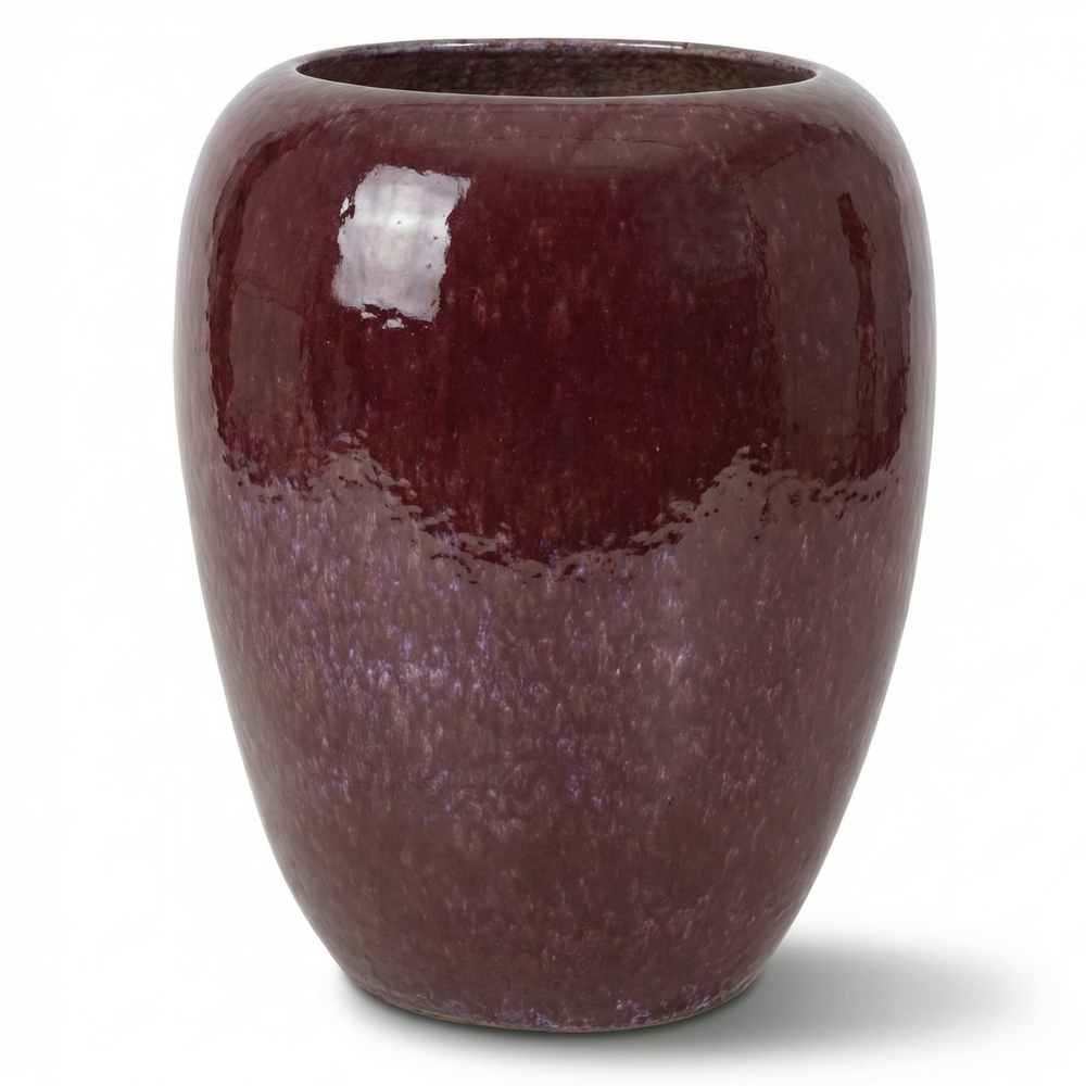 Doniczka ceramiczna Galilee - Fioletowa - XL (40 cm x 50 cm)