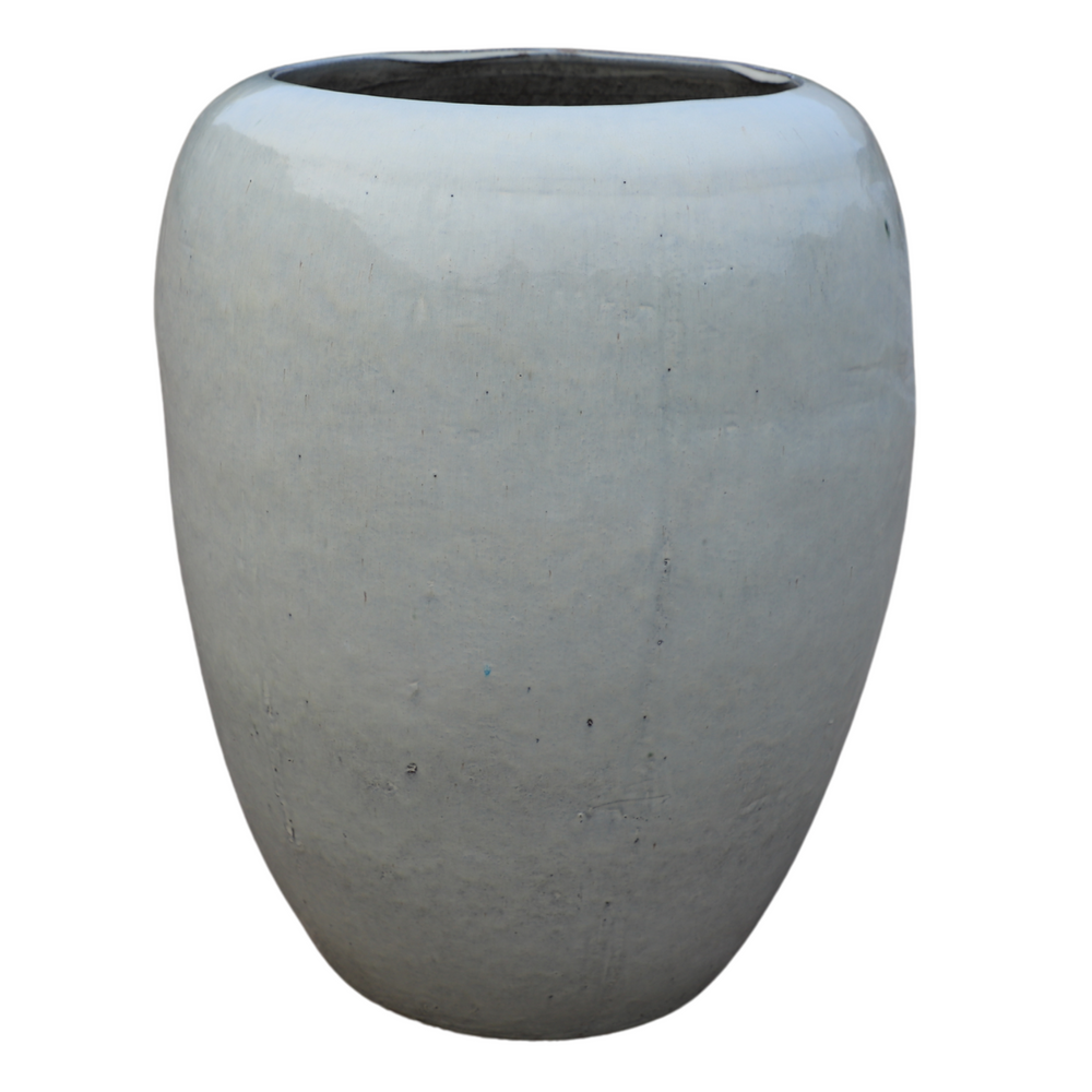 Doniczka ceramiczna Galilee - Kremowa - XL (40 x 50 cm)