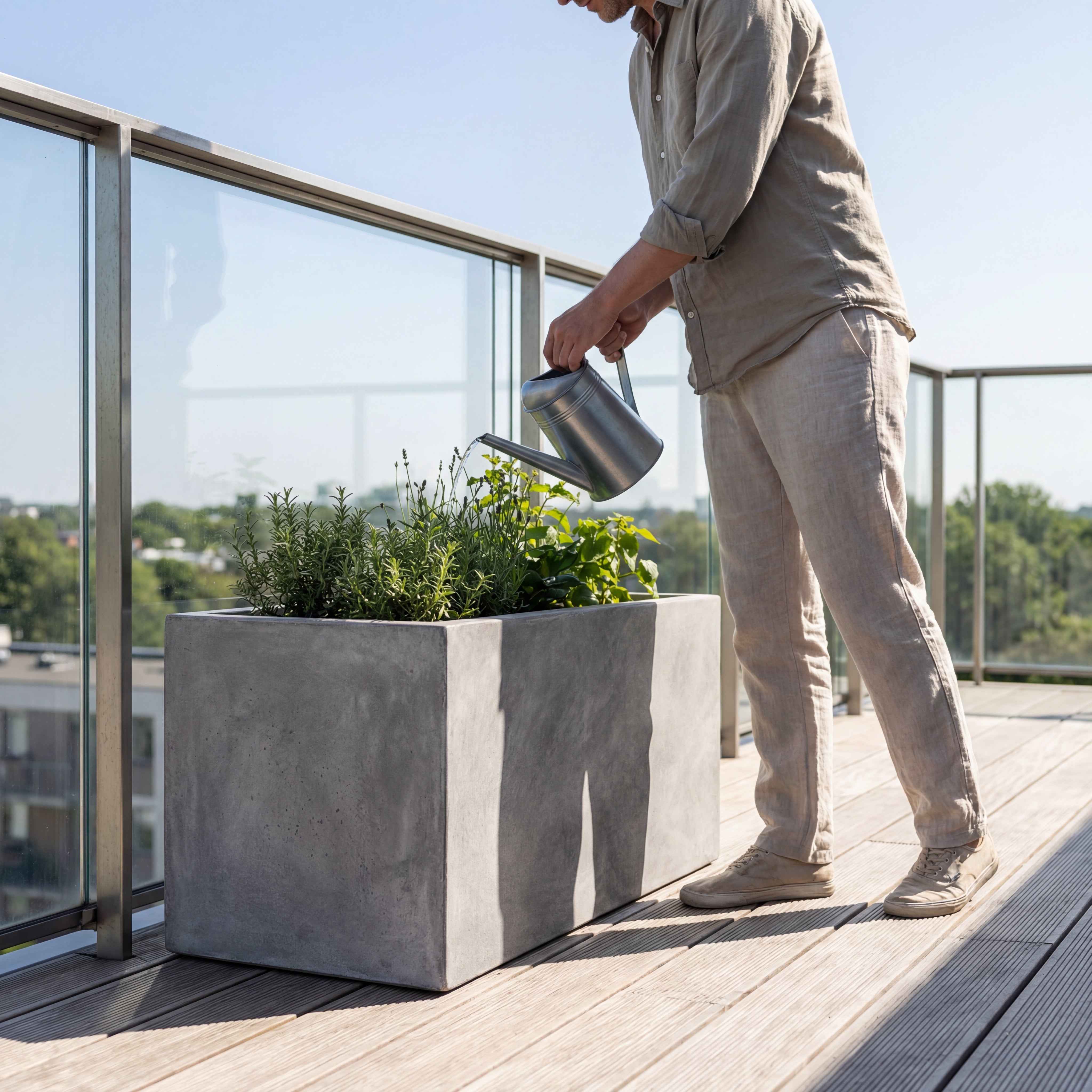 Doniczka betonowa HORIZON