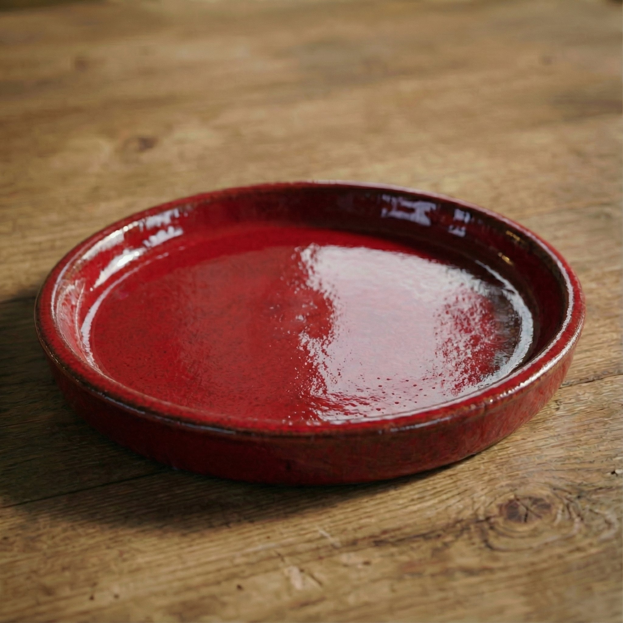 Podmiska pod květináč - Císařsky červená