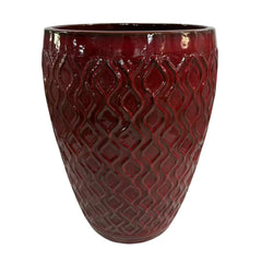 Doniczka ceramiczna Phenix - Imperial red