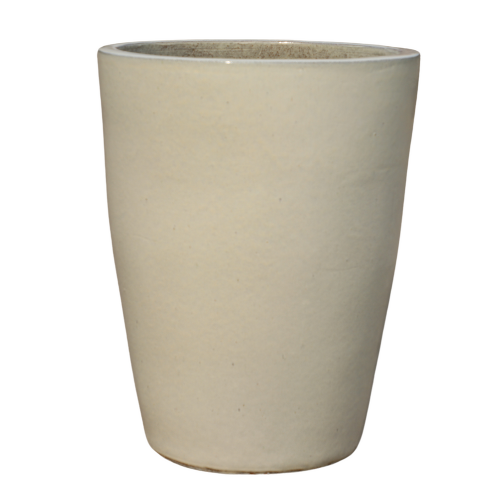 Doniczka ceramiczna Mazarin - Kremowa - L (36 x 45 cm)