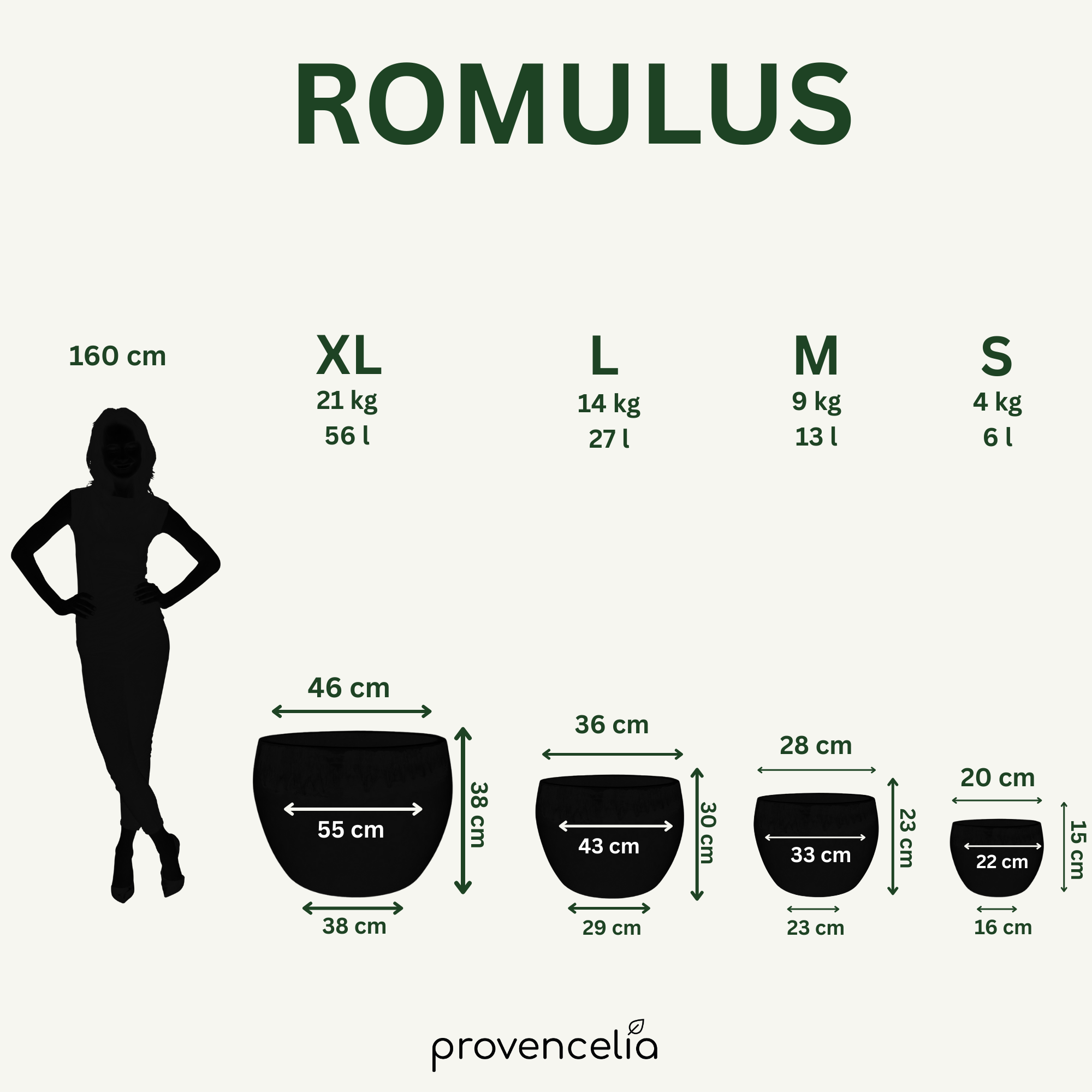Keramicky květináč Romulus - Tropická zelená