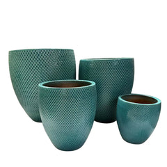 Doniczka ceramiczna Signac - Turkus