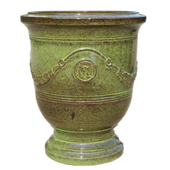 Doniczka ceramiczna RICHELIEU - Tropikalna zieleń