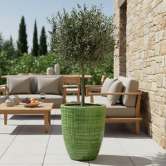 Doniczka ceramiczna Verne - zielona