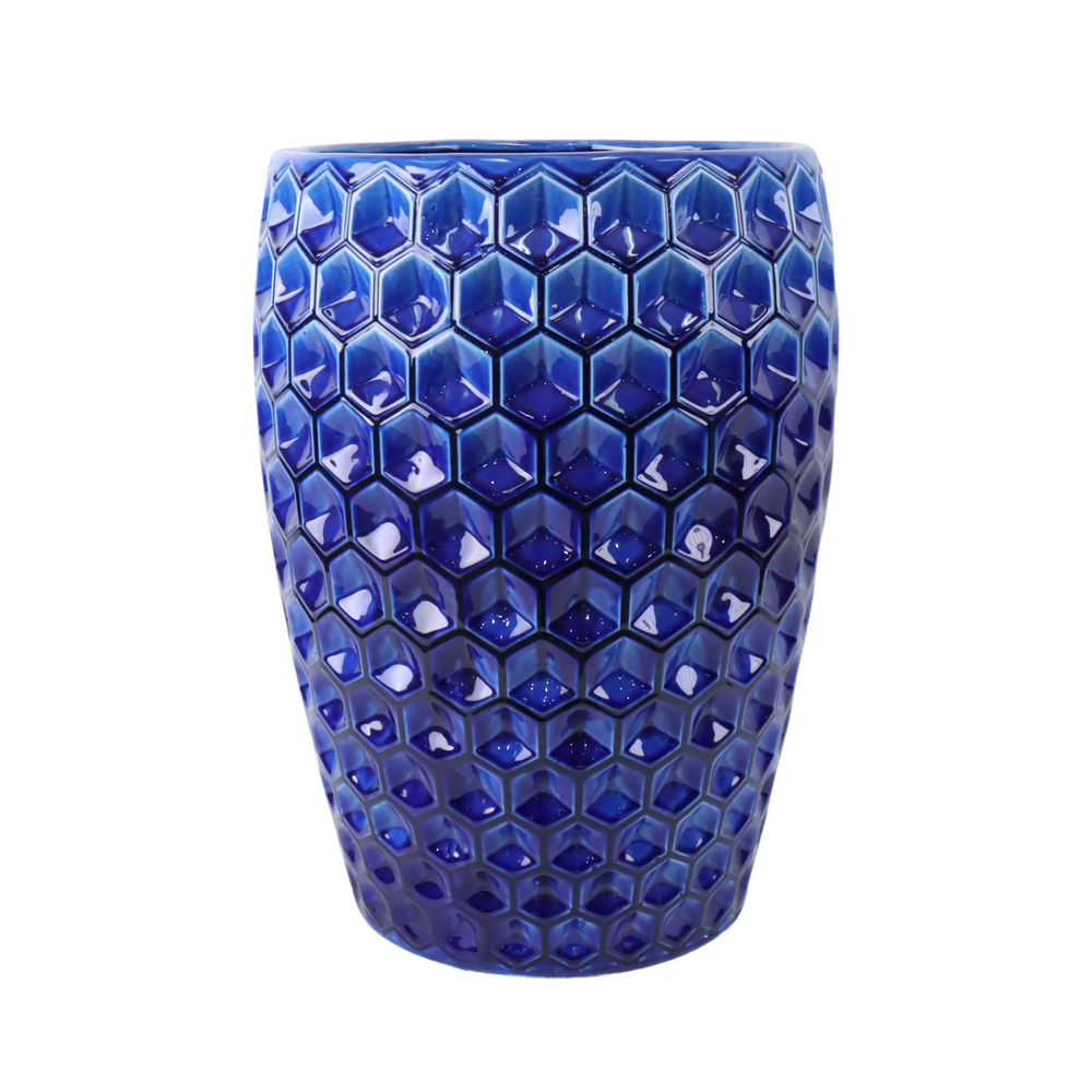 Doniczka ceramiczna Versailles - Niebieska - XXL (38 x 54 cm)