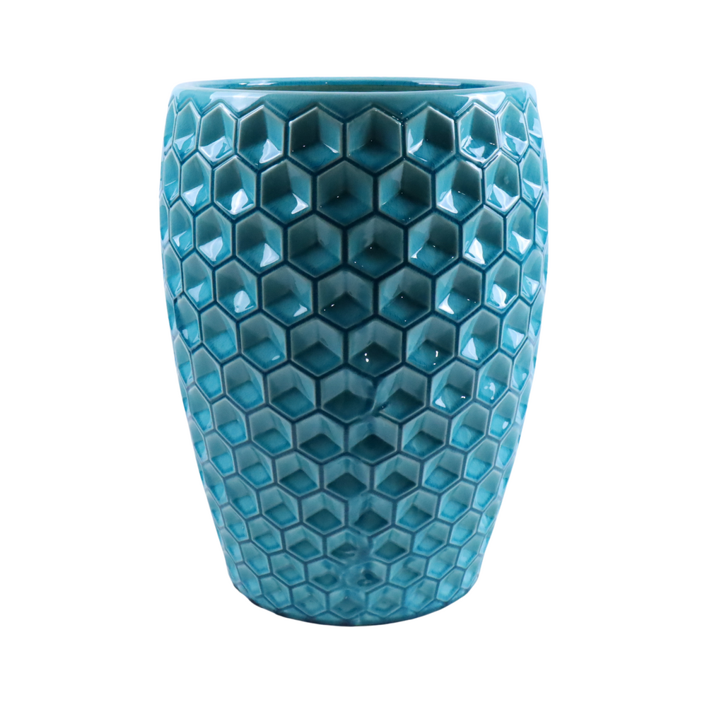 Doniczka ceramiczna Versailles - Jasnoniebieska - XL (38 x 54 cm)