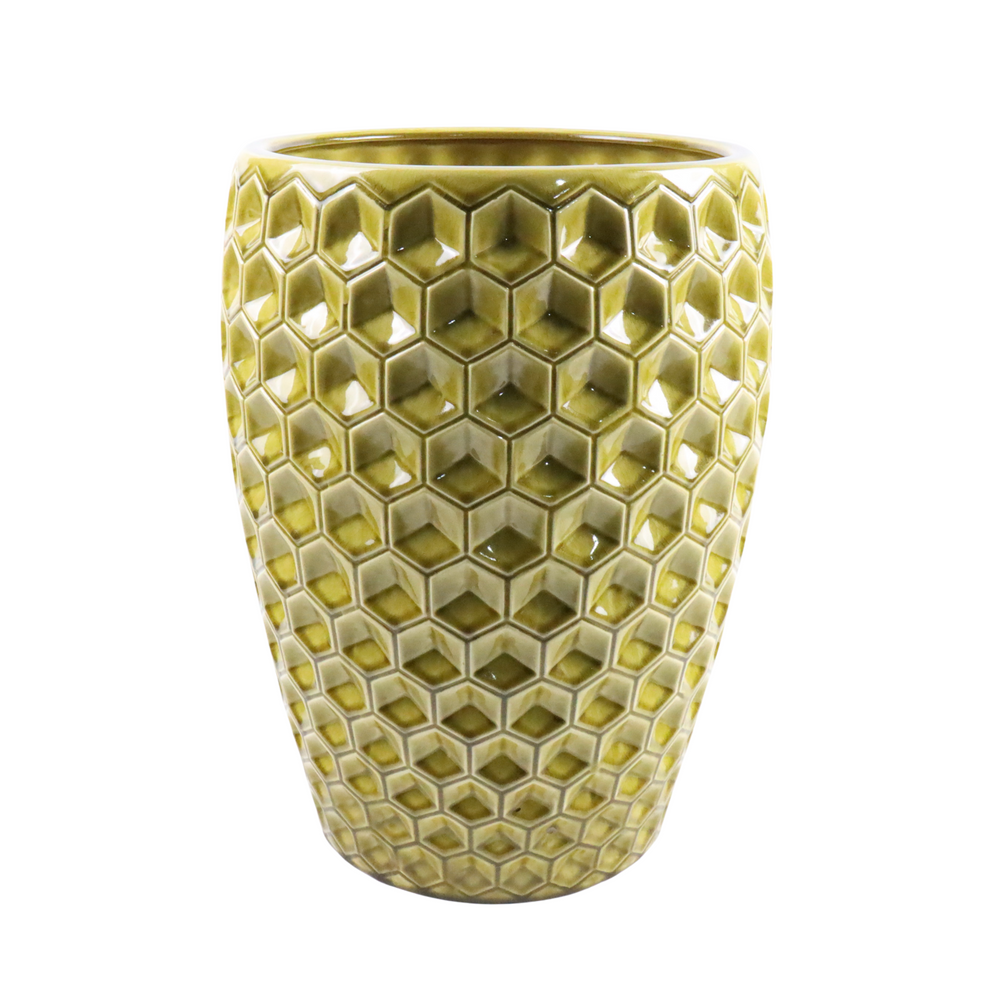Doniczka ceramiczna Versailles - Żółta - XL (38 x 54 cm)