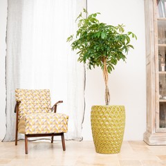 Doniczka ceramiczna Versaille - żółta