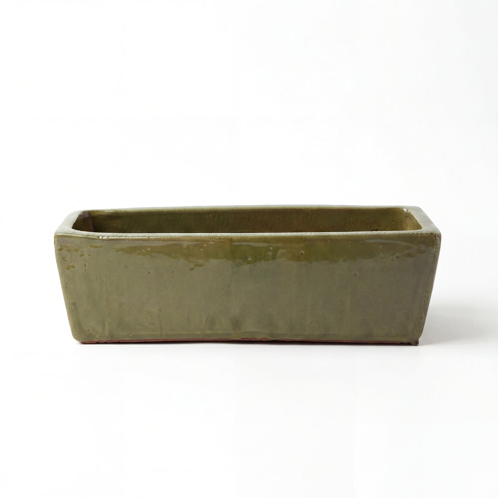 Ceramiczna skrzynka GIONO - Khaki - XL (60 x 20 x 17 cm)