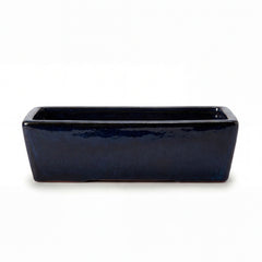 Ceramiczna donica podłużna GIONO - Szafirowa