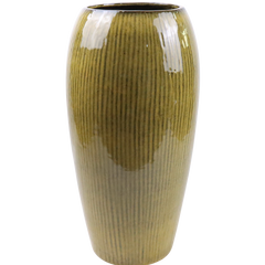 Doniczka ceramiczna Milano - żółta