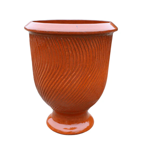Doniczka ceramiczna Morgane - Jesienna Pomarańcza - XL (55 x 69 cm)