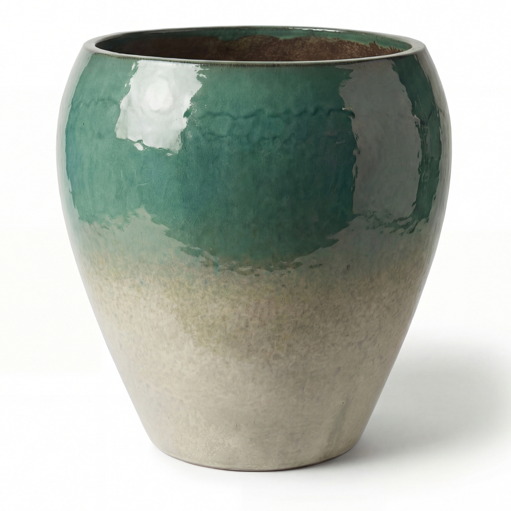 Duża doniczka ceramiczna LAFONTAINE 2 - Letnia mgła - XXL (68x68 cm)